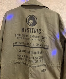 後ろ | ヒステリックグラマーのミリタリージャケット背面のヒスガール！これに惚れて買いました！(ミリタリージャケット)