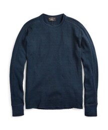 RRL | Indigo waffle Long Sleeve T Shirt(Tシャツ/カットソー)