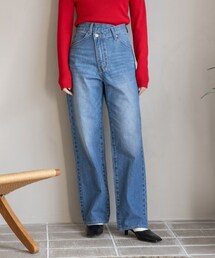 LOWRYS FARM | ＣＯＮＥアシメデニムパンツ＊　177906(デニムパンツ)