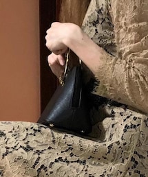 ブランド不明 | チェーンショルダー付の2wayリングハンドルバッグ(ハンドバッグ)