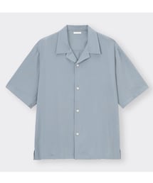 GU | オープンカラーシャツ(5分袖)　Lサイズ(その他アウター)