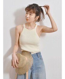 Ungrid | アメスリリブニットタンクトップ(タンクトップ)