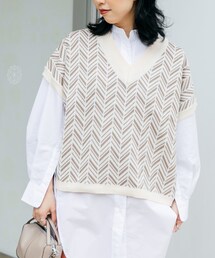 SENSE OF PLACE by URBAN RESEARCH | 【WEB限定】2WAYジャガードニットベスト(ニット/セーター)