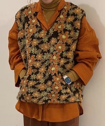 BEAMS BOY | BEAMS BOY / ボーイ ジャカード ボア プルオーバー ベスト(ベスト)