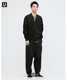 UNIQLO | ワイドフィットジョガーパンツ(その他パンツ)