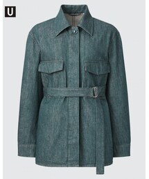 UNIQLO | デニムシャツジャケット セットアップ可能(デニムジャケット)