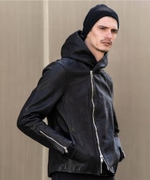 wjk | leather parker (2018)(ライダースジャケット)