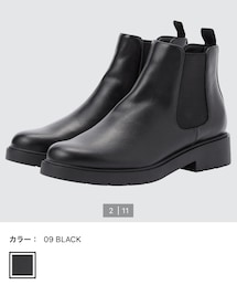 UNIQLO | コンフィールタッチサイドゴアショートブーツ(ブーツ)