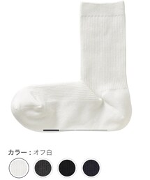 無印良品 | リブ編み靴下(ソックス/靴下)
