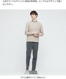 UNIQLO | ワッフルクルーネックT(トップス)