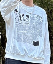 SHEIN | ペーパークラフト柄スウェット(スウェット)