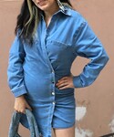 FashionNovaの「ワンピース/ドレス(シャツワンピース)」