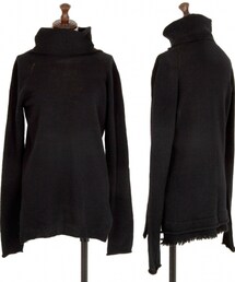 Y's |  ウール裾フリンジタートルネックニット¥17,622(ニット/セーター)