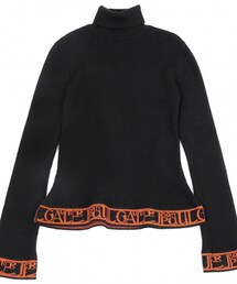 Jean Paul Gaultier | ロゴジャガードウールタートルニット¥21,307  (トップス)