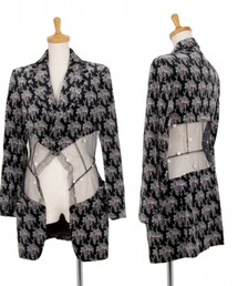 COMME des GARCONS | ボタニカル柄メッシュ切替ジャケット¥88,902(ジャケット/アウター)