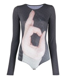 MM6 Maison Margiela | 6 プリント ボディスーツ(Tシャツ/カットソー)