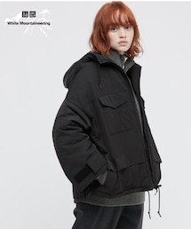 UNIQLO×White Mountaineering | ハイブリッドダウンオーバーサイズパーカ(ダウンジャケット/コート)