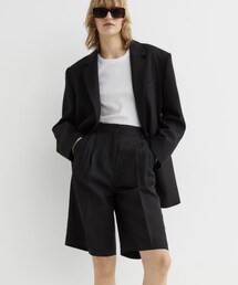 H&M | リネンブレンドバミューダパンツ(その他パンツ)