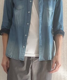 HARE | ブロッキングカットソー オフホワイト サイズM(Tシャツ/カットソー)