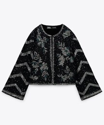 ZARA | ノーカラージャケット