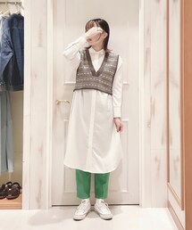 前回の投稿💚ベスト・ワンピース着回し | ベスト