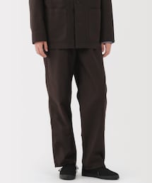 無印良品 | 木の実から作ったカポック混モールスキンワークパンツ S・ダークブラウン(パンツ)