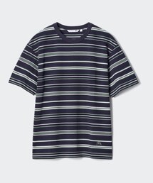 UNIQLO | ドライカノコTシャツ NAVY; M(Tシャツ/カットソー)