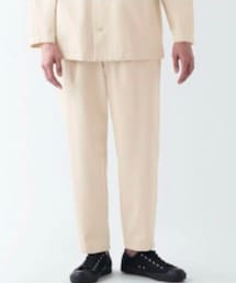 無印良品 | 木の実から作ったカポック混ワンタックパンツ 紳士S・生成(パンツ)