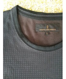 TRANS CONTINENTS | 鎖かたびら風の地模様が忍者感🥷(Tシャツ/カットソー)