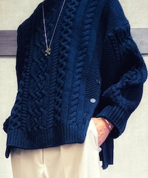 GU × rokh | GU × rokh 2024 ケーブルセーター 3XL(ニット/セーター)