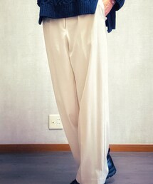 UNIQLO | タックワイドパンツ（レディース）M(スラックス)