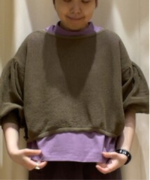 Samansa Mos2 blue | カーディガン/ボレロ