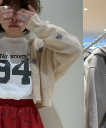 Samansa Mos2 blue | カーディガン/ボレロ