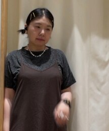 Samansa Mos2 blue | Tシャツ/カットソー