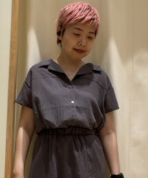 Samansa Mos2 blue | シャツ/ブラウス