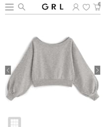 GRL | オフショルダースウェットトップス[pm392](スウェット)