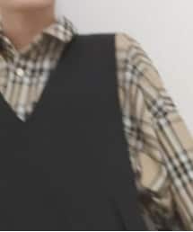 Samansa Mos2 blue | シャツ/ブラウス