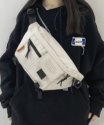 shein | パッチ＆ノットデコレーション ウェストポーチ(ボディバッグ/ウエストポーチ)