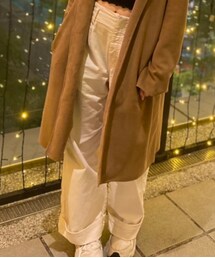 ZARA | ノーカラーコート