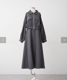 Remind me and forever | 2セットアイテム【RMAF】裾ギャザージャケット+キャミワンピ(ワンピース/ドレス)