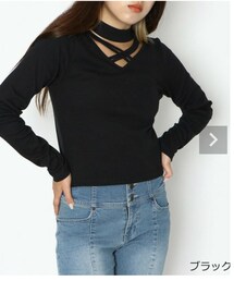 GORGE | チョーカークロス長袖トップス  商品番号 2232685(トップス)