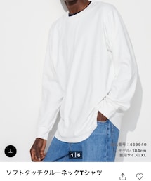 UNIQLO | ソフトタッチクルーネックTシャツ(Tシャツ/カットソー)