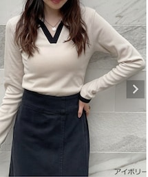 GORGE | 配色スキッパーＴＯＰＳ  商品番号 2232663(Tシャツ/カットソー)