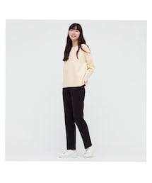 UNIQLO | スフレヤーンボートネックセーター(スムース・長袖)(ニット/セーター)