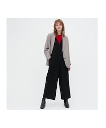 UNIQLO | Vネックサロペット(つなぎ/オールインワン)