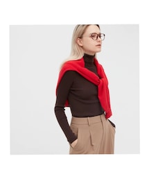 UNIQLO | エクストラファインメリノリブタートルネックセーター（長袖）(ニット/セーター)