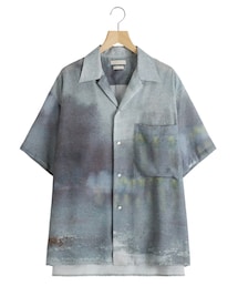 YOKE | LANDSCAPE PRINTED OPEN COLLAR SHIRT / size3 / ¥39,600(税込)(シャツ/ブラウス)