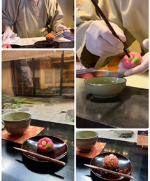 鶴屋吉信 京都本店 | 目の前で和菓子職人さんが作ってくれました🌸(その他)