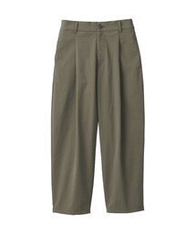 無印良品 | 撥水ストレッチチノタックワイドパンツ　XL　グレイッシュブラウン(パンツ)