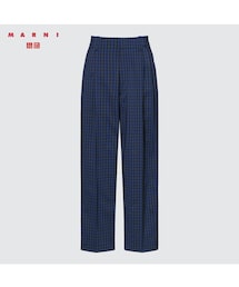 UNIQLO | ワイドフィットタックパンツ　L　2022SS(その他パンツ)